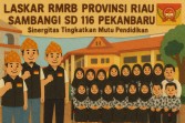 Bahas Sinergitas Tingkatkan Mutu Pendidikan Anak, Laskar RMRB Sambangi SD 116 Pekanbaru