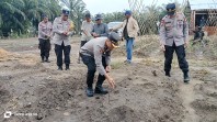 Dukung Swasembada Pangan 2026, Polsek Minas Laksanakan Penanaman Jagung Pipil di Rantau Bertuah