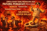 Singa Sidak yang Menjelma Jadi Patung Pengecut Menari di Atas ‘Borgol’ Kawan dan Skandal Koper Dolar SF Hariyanto