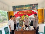 Perkuat Sinergi, Polsek Minas Sambangi Koramil 03/Minas di HUT Ke-81 TNI