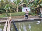 Perkuat Ketahanan Pangan Nasional, Polsek Pasir Penyu Sulap Lahan Pekarangan Jadi Kolam Ikan Produktif