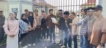 Aliansi Mahasiswa Rokan Hulu Demo di Kejari, Desak Usut Dugaan Dana Haji dan Evaluasi Total Prestasi MTQ 2026