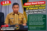 AWI Siap Kawal Dugaan Kebun Sawit di Kawasan Hutan yang Dikaitkan dengan Bupati Kampar, Minta Satgas PKH Kejati Riau Telusuri Titik Koordinat