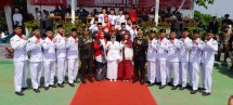 Camat Minas Pimpin Upacara HUT ke-81 RI, Ajak Masyarakat Perkuat Persatuan dan Gotong Royong