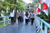 Jembatan Presisi di Merempan Hulu Permudah Akses Tiga Dusun, Bupati Afni : Apresiasi Dukungan Polri