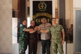 Perkuat Sinergitas, Kapolres Kampar Silaturahmi ke Yonif 132/BS, Kodim 0313/KPR dan Kejari Kampar