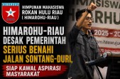 HIMAROHU-RIAU Desak Pemerintah Serius Benahi Jalan Sontang–Duri, Siap Kawal Aspirasi Masyarakat