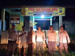 Kapolsek Minas Cek Kesiapan Pos Satkamling di Rantau Bertuah, Warga Diajak Waspada Kejahatan