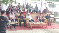 Bupati Kampar Resmi Buka Pacu Sampan Mini di Sungai Kampar Kampung Gadang Bangkinang