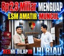 RESMI DILAPOR:  Dia Aktivis LSM, Tapi Juga Bos Rekanan Tunggal. Ketika Diselidiki, Dia Menelepon: ‘Berhenti' Mengganggu Proyek Saya!