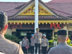 Polres Inhu Gelar Apel Gabungan Pengamanan Malam Takbiran Iduladha 1447 H Bersama TNI dan Pemda