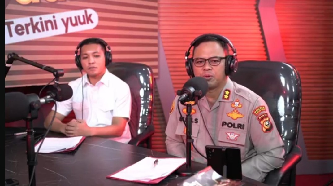 Kapolres Rohul Jadi Narasumber Podcast Bid Humas Polda Riau Pengungkapan Pembunuhan Harimau