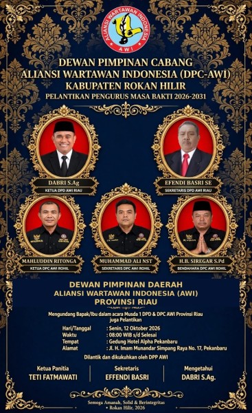 AWI Riau Mantapkan Konsolidasi, MUSDA I dan Pelantikan DPC Se-Provinsi Digelar 12 Oktober