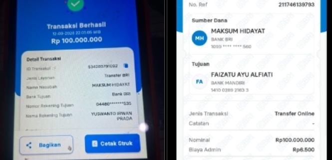 Klarifikasi Effendi: Uang Transaksi Mobil Tidak Pernah Masuk ke Rekening Saya, Dua Transfer Justru ke Rekening Pihak Lain