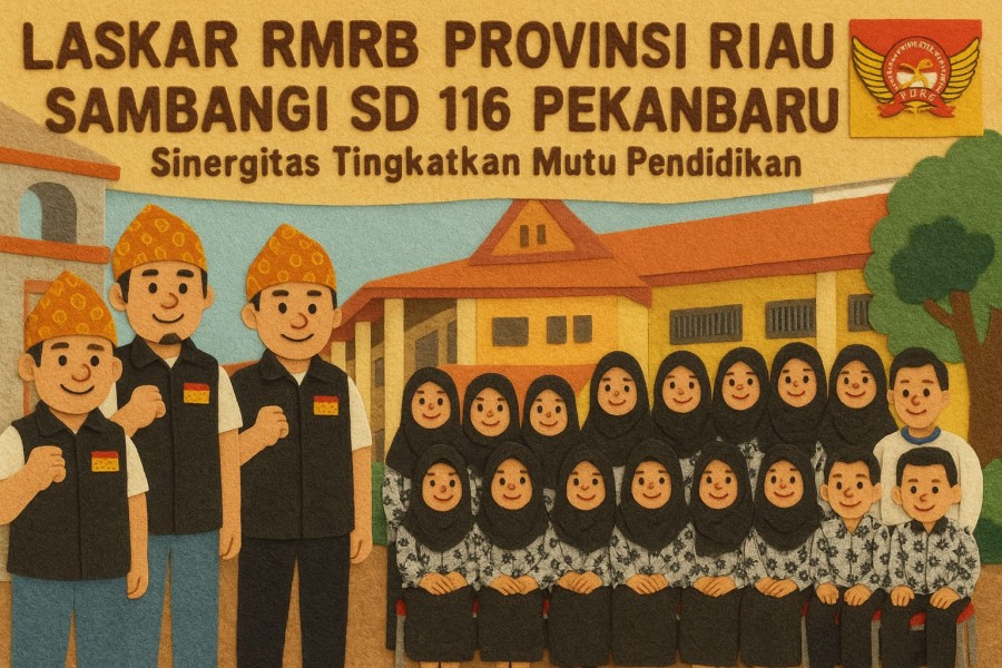 Bahas Sinergitas Tingkatkan Mutu Pendidikan Anak, Laskar RMRB Sambangi SD 116 Pekanbaru