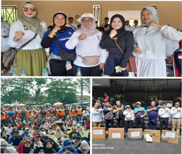 Wakil Bupati Kampar Meriahkan Hari Buruh Internasional May Day 2026, Ribuan Masyarakat Ikuti Jalan Santai