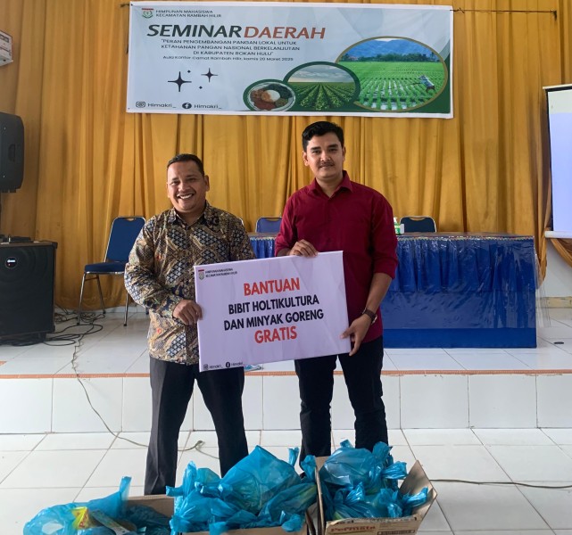 HIMAKRI Gelar Seminar Daerah: Peran Pangan Lokal Dalam Wujudkan Ketahanan Pangan Berkelanjutan di Rokan Hulu