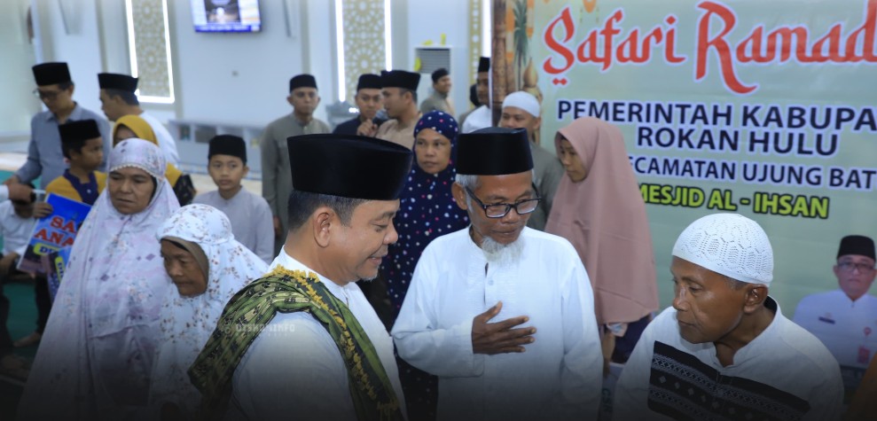 Safari Ramadan 1447 H, Pemda Rohul Serahkan Bantuan dan Pererat Silaturahmi di Kecamatan Ujung Batu