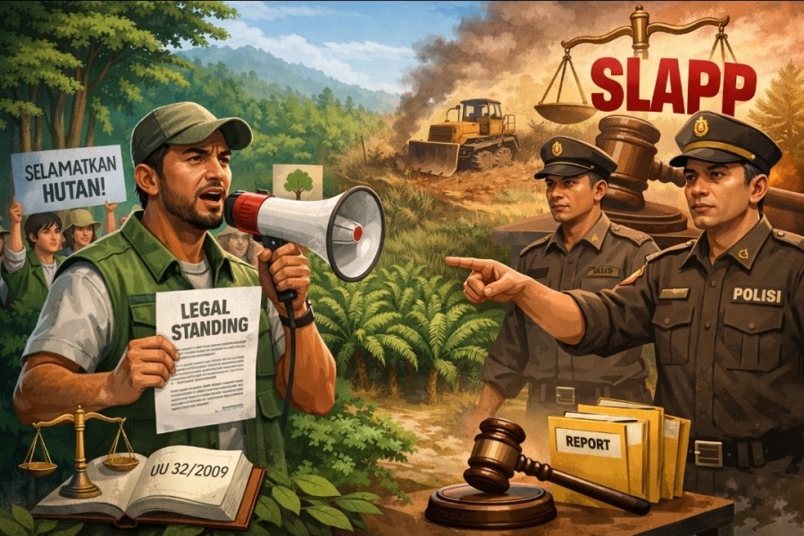 Aktivis Lingkungan Dilaporkan Usai Ajukan Legal Standing Soal Dugaan Kebun Sawit di Kawasan HPK