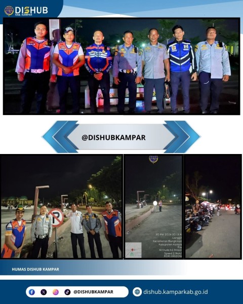 PENERTIBAN PARKIR & PENGATURAN LALU LINTAS di Taman Bangkinang Kota