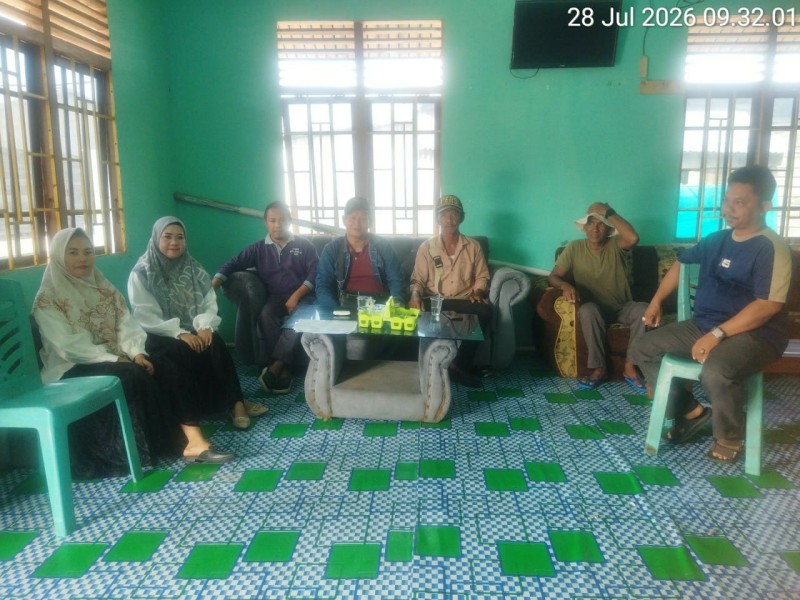 Tim Media Okegas.Com.id dan Kiblatriau.com Pererat Silaturahmi dengan Pemdes Sungai Bela, Bahas Pembangunan hingga Program Bedah Rumah