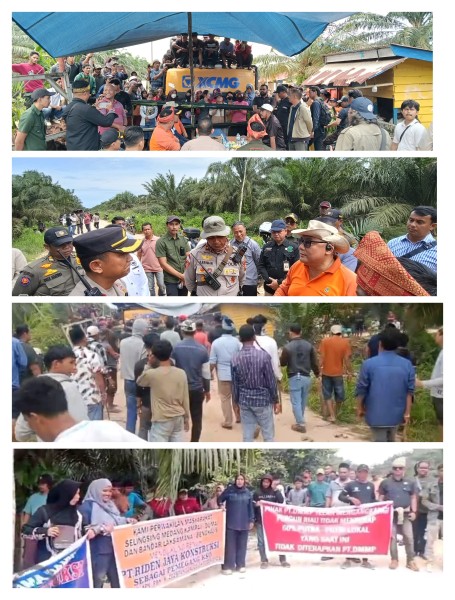 Polres Dumai Gagal Lakukan Eksekusi Lahan Eks PT. DMMP di Jalan Pelintung