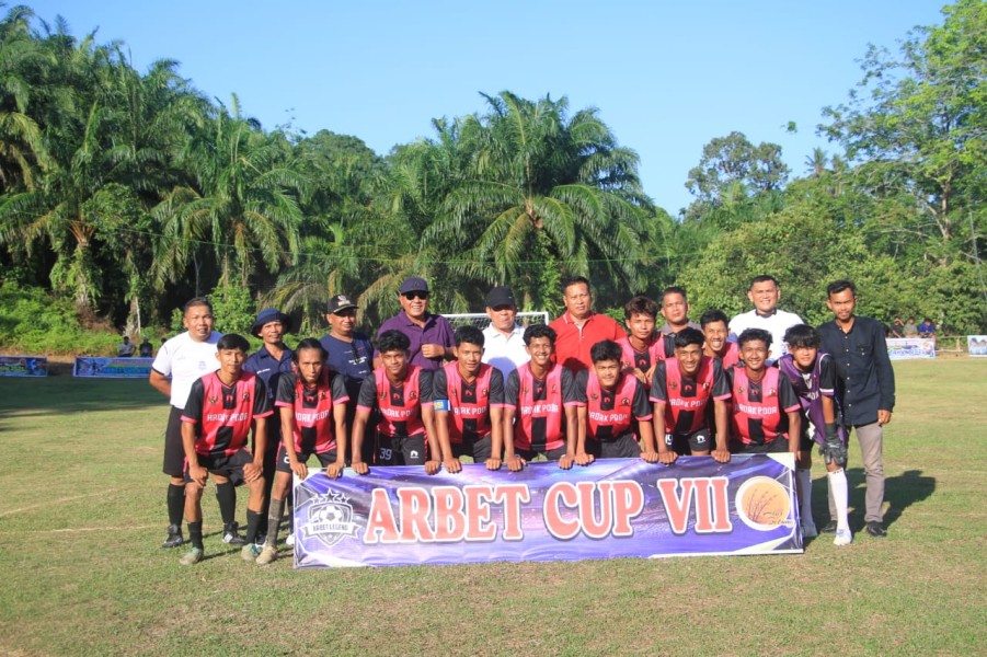 Wabup Syafaruddin Poti Buka Secara Resmi Turnamen Mini Soccer Arbet Cup VII