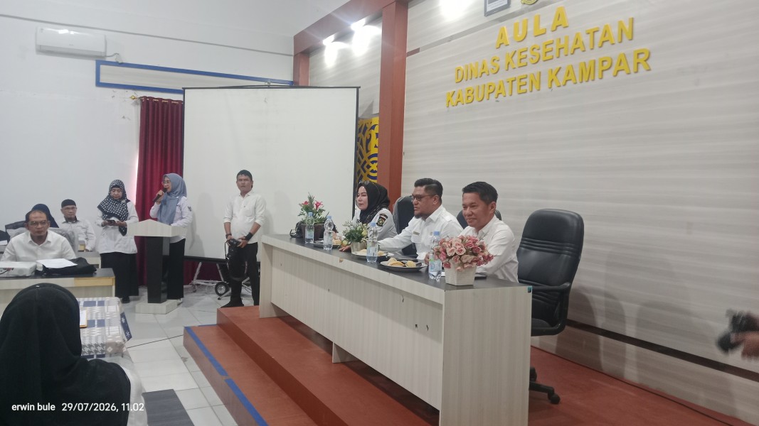 Sertijab Dan Lepas Sambut Kepala Dinas Kesehatan Kabupaten Kampar