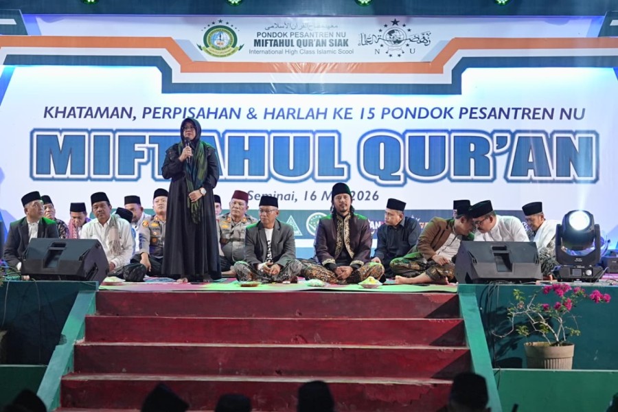 Bupati Siak Sampaikan Tahniah pada Khataman, Perpisahan, dan Harlah ke-15 Pondok Pesantren Miftahul Qur’an
