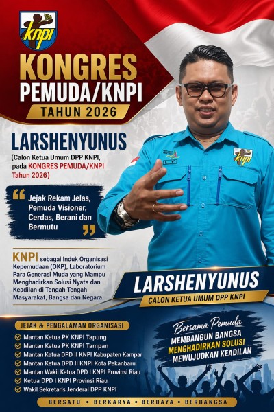 Ketua KNPI Riau Dilaporkan ke Polisi oleh BPPH Pemuda Pancasila Kota Pekanbaru, Larshen Yunus: 100% Fitnah! Segera Kami Laporkan Balik