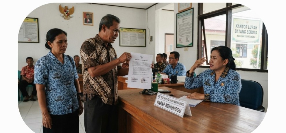Warga Batang Serosa Kecewa, Pihak Kelurahan Diduga Persulit Pengesahan Surat Sempadan Tanah Milik Warga