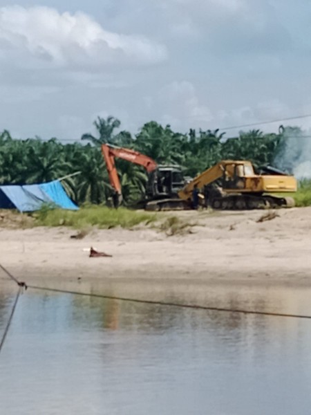 APH Diminta Tindak Tegas Dugaan Galian C Belum Berizin yang Sudah Mengambil Material untuk Jalan Akses di Kepenuhan Hulu