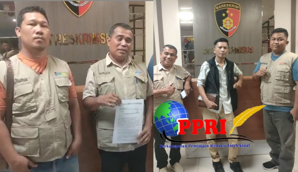 YBSN Didampingi DPP - PPRI Laporkan PT. BMK Ke Ditreskrimsus Polda Riau, Diduga Menampung TBS Ilegal