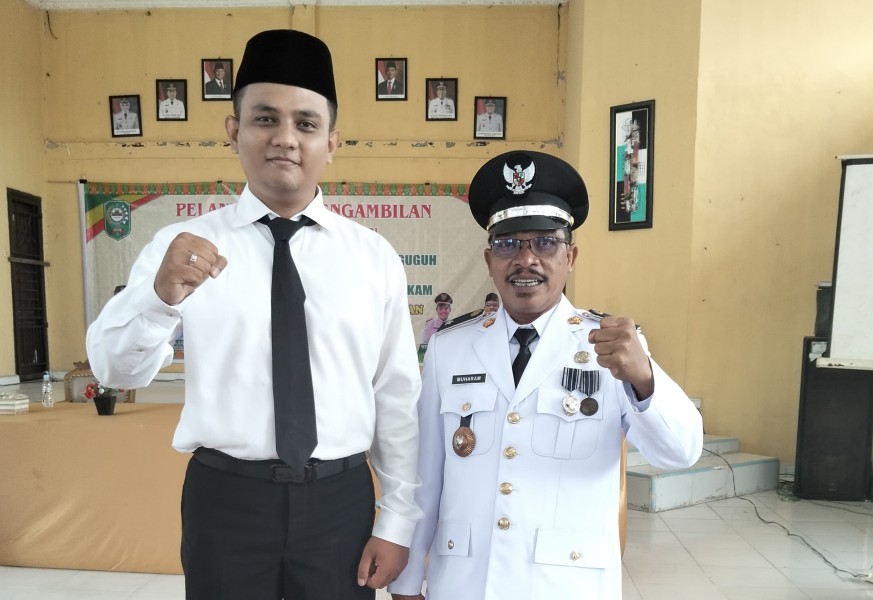 Resmi Dilantik Bupati Siak, Abdul Wardani Jadi Ketua Bapekam Termuda di Kabupaten Siak