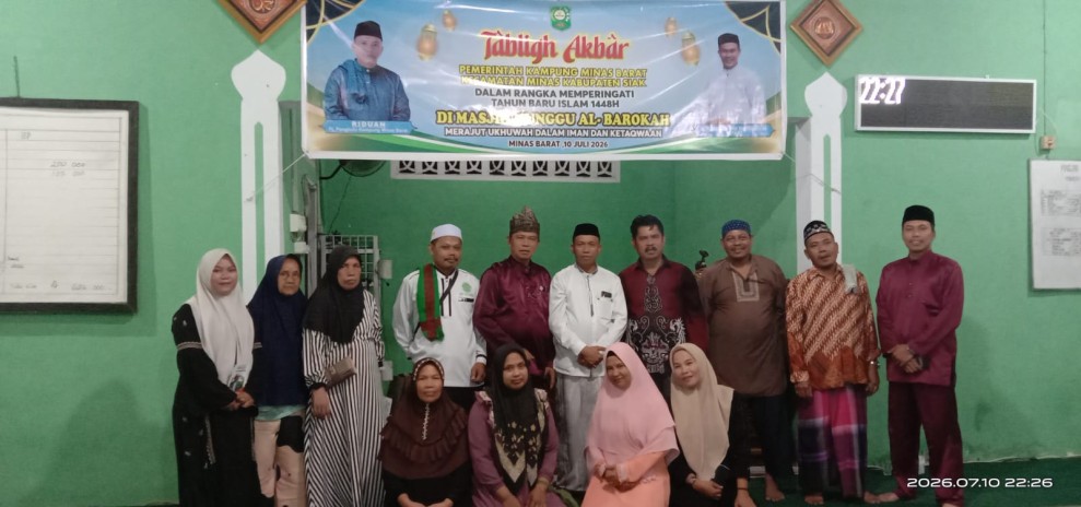 PJ Penghulu Minas Barat Gelar Tablik Akbar Sambut Tahun Baru Islam 1448 H Usung tema Merajut Ukuwah dalam Iman dan Ketakwaan