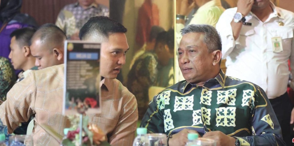 Bupati Rokan Hulu Anton Hadiri Malam Pisah-Sambut Danrem 031 Wirabima