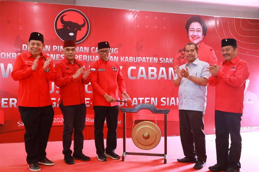 Hadiri MUSANCAB PDI Perjuangan, Sekda Siak Harapkan Lahir Kepengurusan yang Berkontribusi bagi Daerah