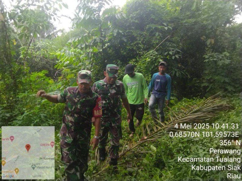 Sinergi TNI dan Masyarakat Perangi Karhutla di Perawang: Patroli Intensif Digelar, Titik Api Nihil