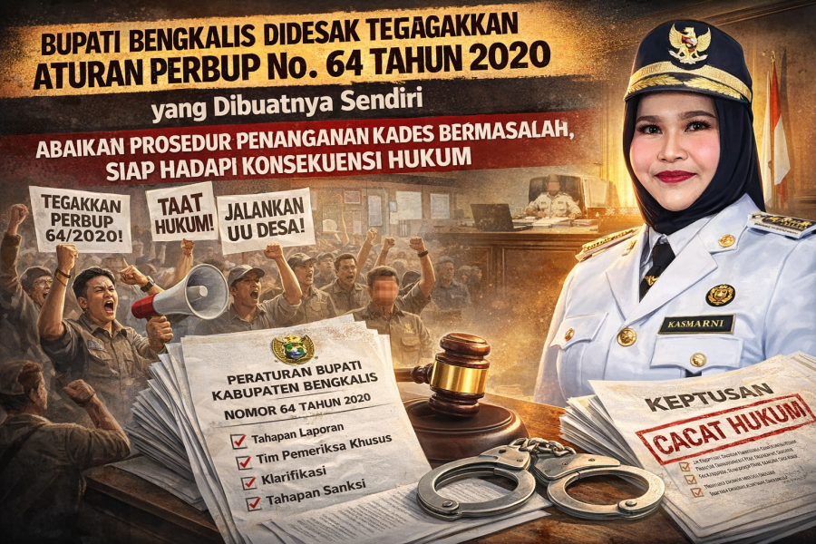 Rangkap Jabatan & Kinerja Disorot, Kebijakan Desa Bengkalis Jadi Perhatian