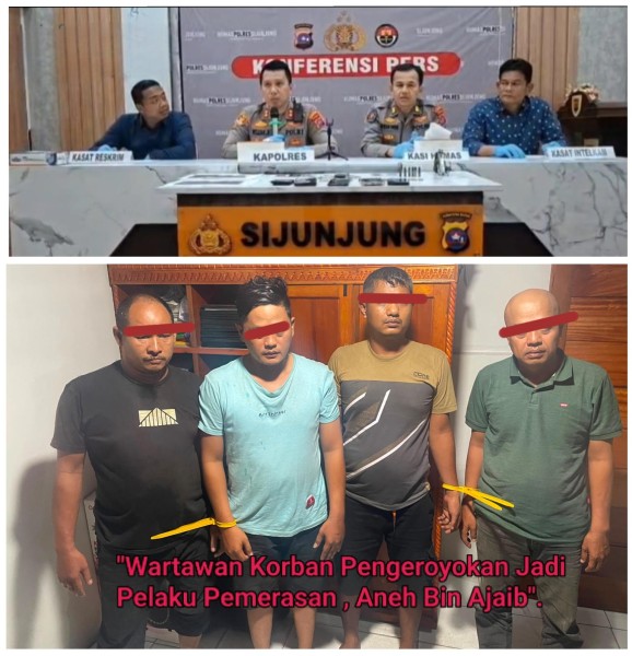 Ungkap Penyelewengan BBM Subsidi di SPBU 13.275.513 Sijunjung, 4 Wartawan di Keroyok, Mobil Dirusak dan Dikatakan Bukan Wartawan, Korban Malah Jadi Tersangka