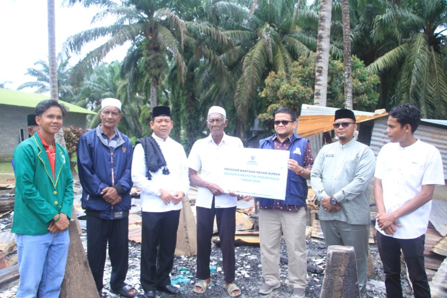 Wabup H. Syafaruddin Poti Kunjungi Dan Berikan Bantuan Kepada Korban Musibah Kebakaran Rumah Di Desa Ulak Patian
