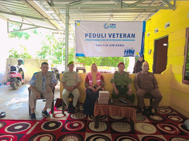 HUT KEMERDEKAAN KE 80 PEMUDA PANCA MARGA  BANGKA BELITUNG DENGAN PLN SANTUNI VETERAN