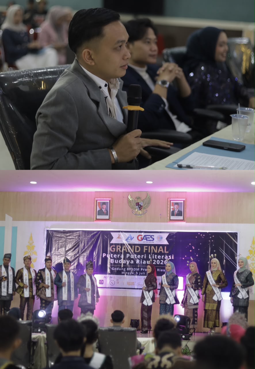 Rifky Arifi diundang sebagai Dewan Juri dalam ajang Pemilihan Putra Putri Literasi Budaya Riau tahun 2026