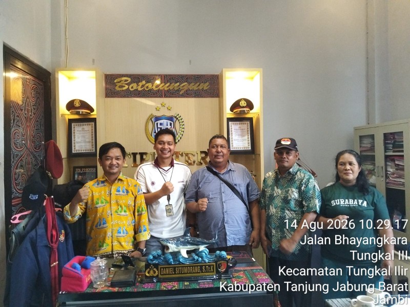 LSM DPW KOREK Riau Kunjungi Kapolres Tanjung Jabung Barat, Bahas Sinergitas dan Kamtibmas