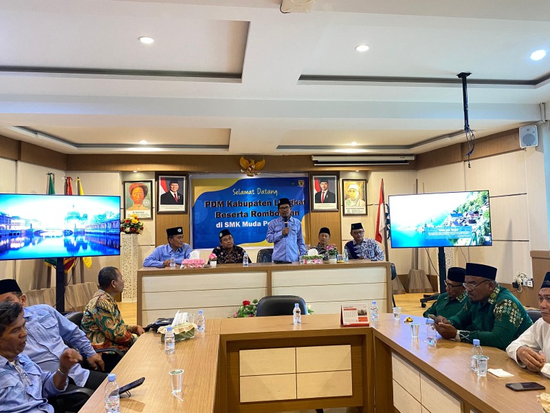 SMK Muhammadiyah 2 Pekanbaru Jadi Tuan Rumah Silaturahmi PDM Langkat