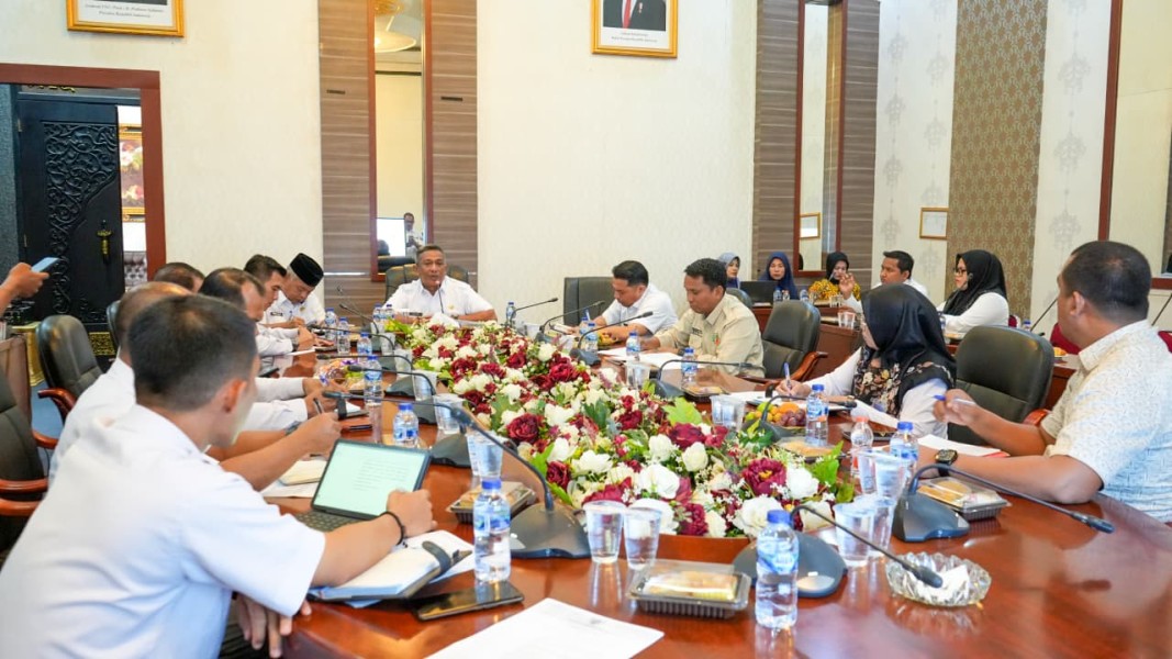 Bupati Rohul Pimpin Rakor Pemanfaatan Pasar Modern, Rencanakan Jadi Pusat Perkantoran, Perhotelan, dan Kuliner