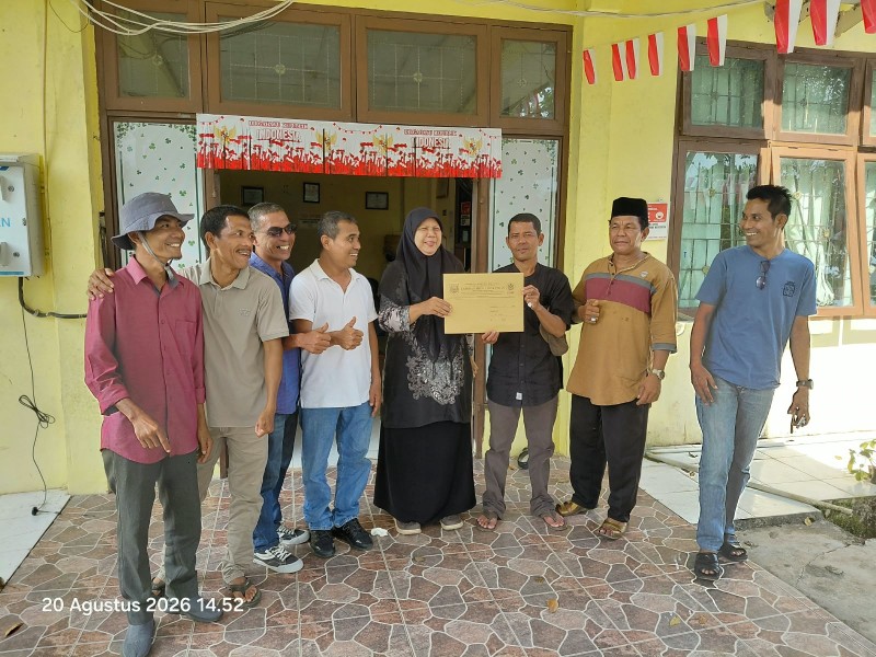 Kualitas Air Menuju Sungai Siabu Diduga Tercemar, Yayasan Mapelhut Jaya Adukan Temuan ke DLH Rohul