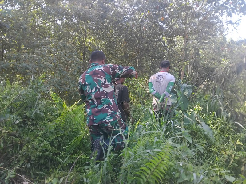 Sinergi TNI dan Masyarakat Tingkatkan Kewaspadaan Karhutla di Perawang Barat