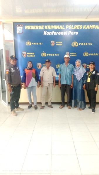 DPW-LP NASDEM Prov Riau Memintak Kapolres Kampar segera menindak lanjuti perusakan kebun Ibu Lokot dan Lisnar  di Desa Silam Bukit keramat