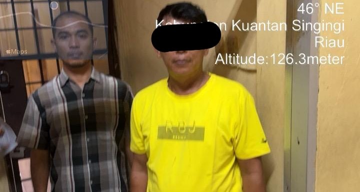 Z Terduga Pelaku Penyalahgunaan Keuangan Desa Diringkus Polres Kuansing Di Jawa Barat